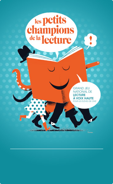 Affiche des petits champions de la lecture