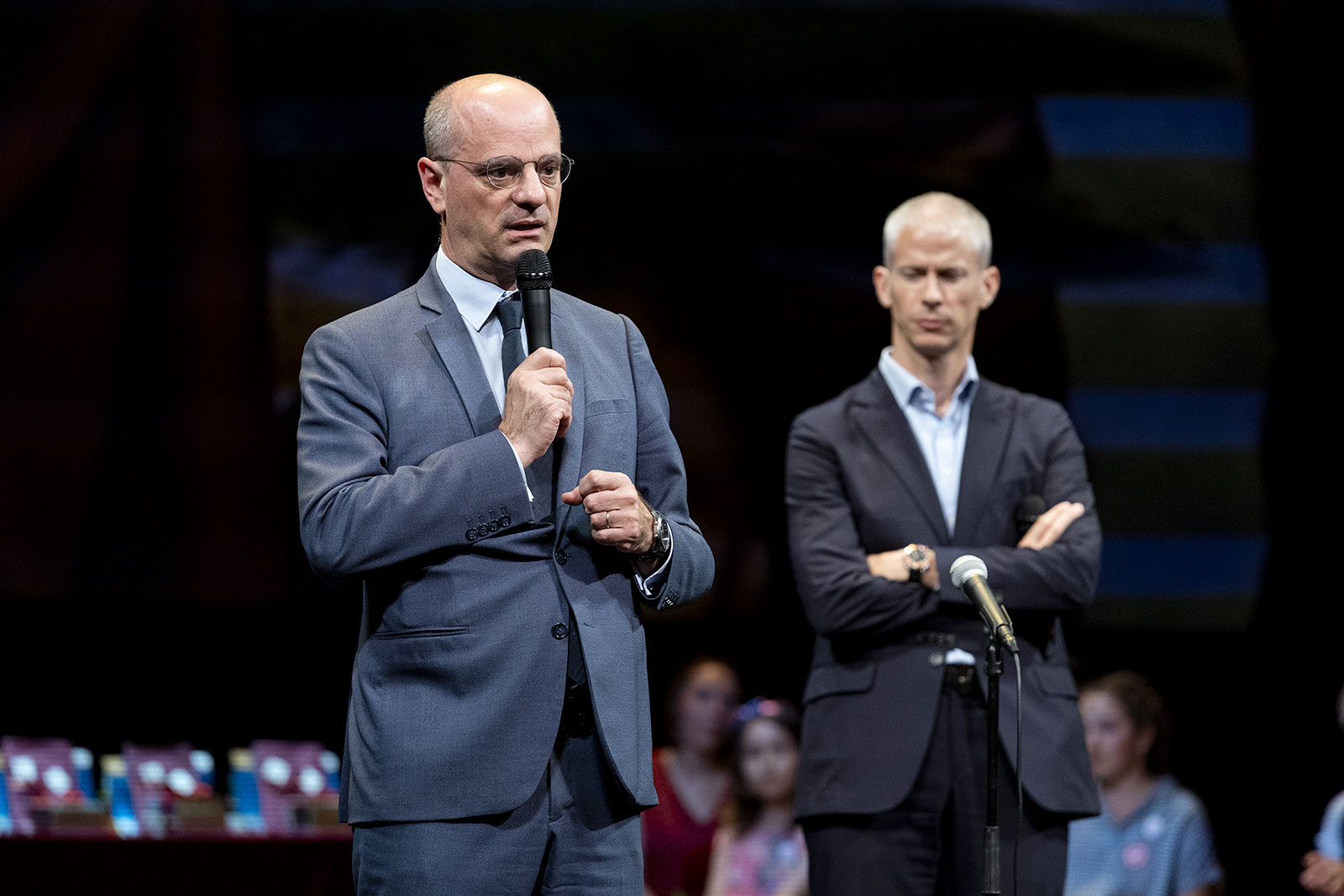 Photo de Jean-Michel Blanquer et Franck Riester