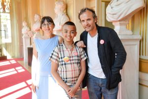 Wassim, Pascale Maret et Timothée de Fombelle