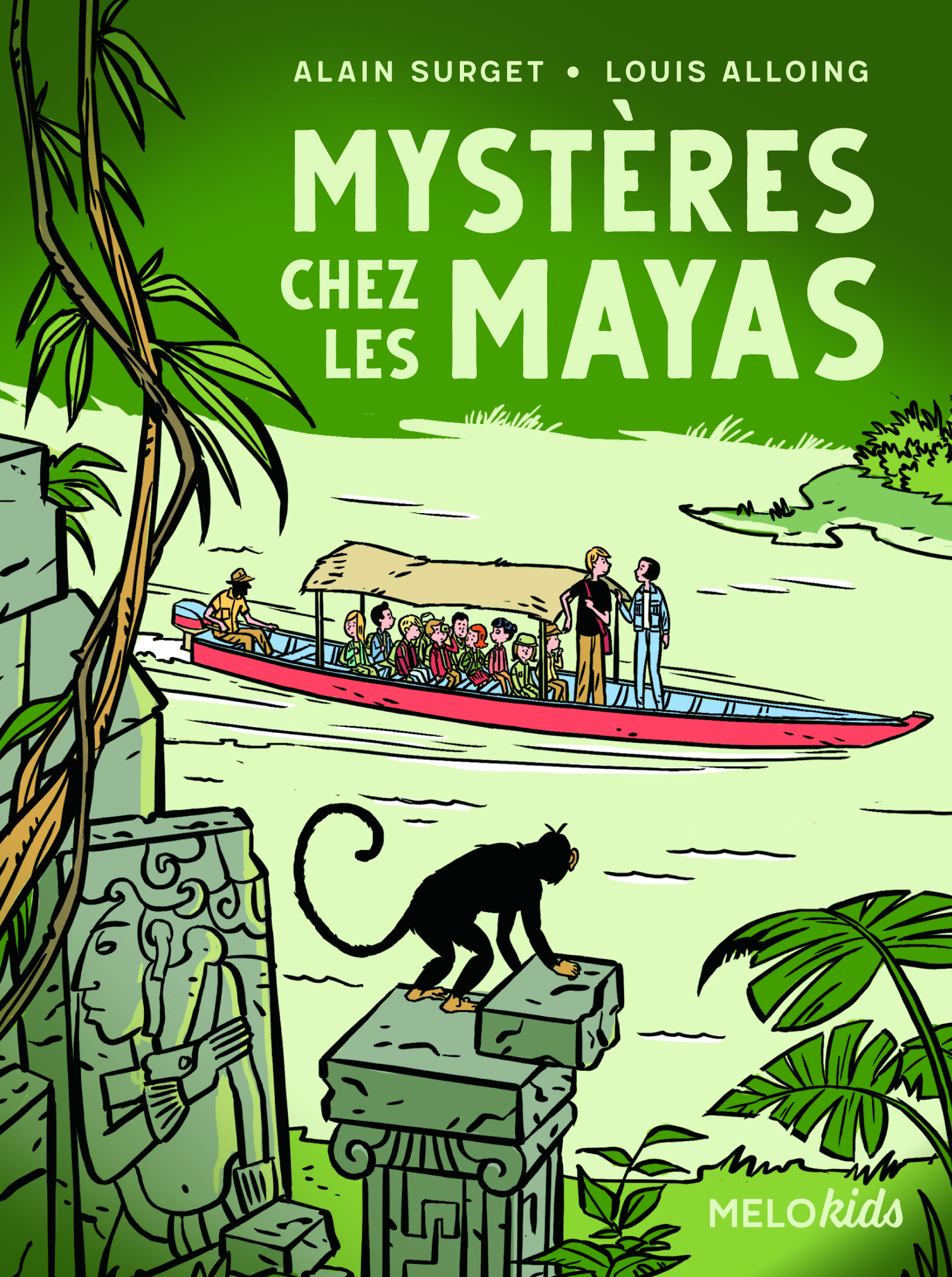 Livre Mystères chez les Mayas de Alain Surget
