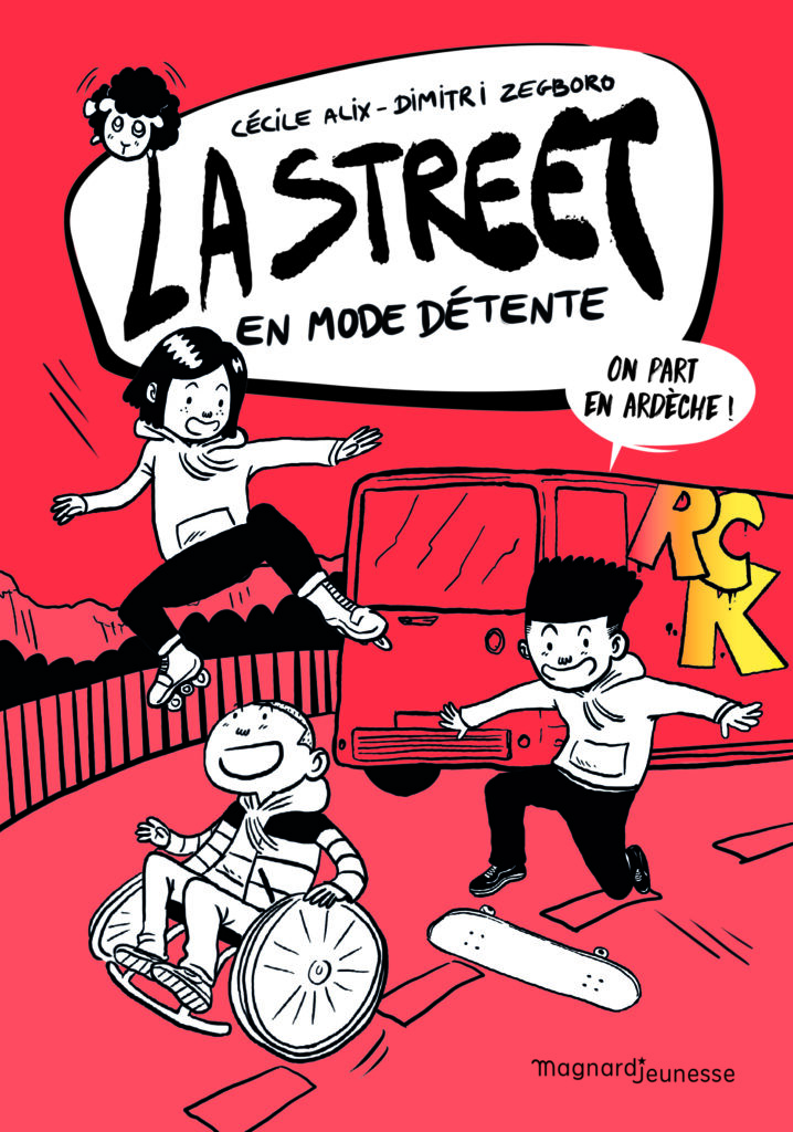 Livre La street en mode détente de Cécile Alix