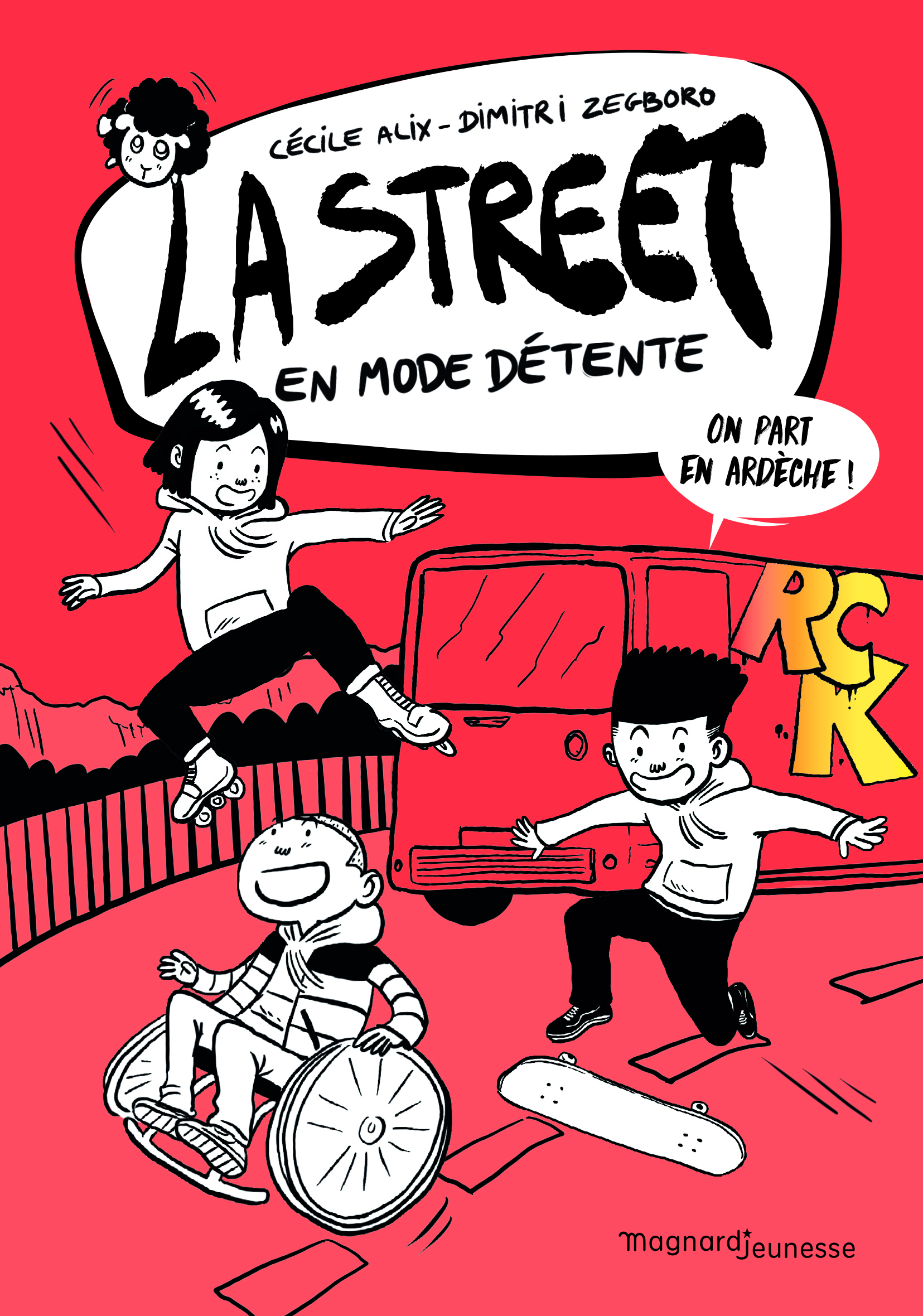 Livre La street en mode détente de Cécile Alix