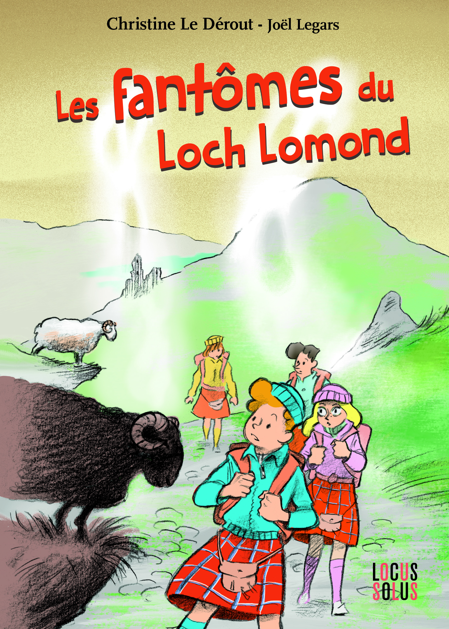 Livre Les fantômes du Loch Lomond de Christine Le Dérout