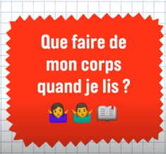 Que faire de mon corps quand je lis ?
