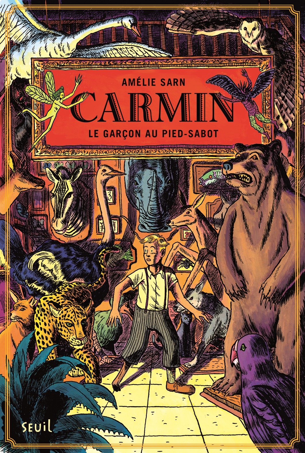 Livre Carmin, Le garçon au pied-sabot de Amélie Sarn