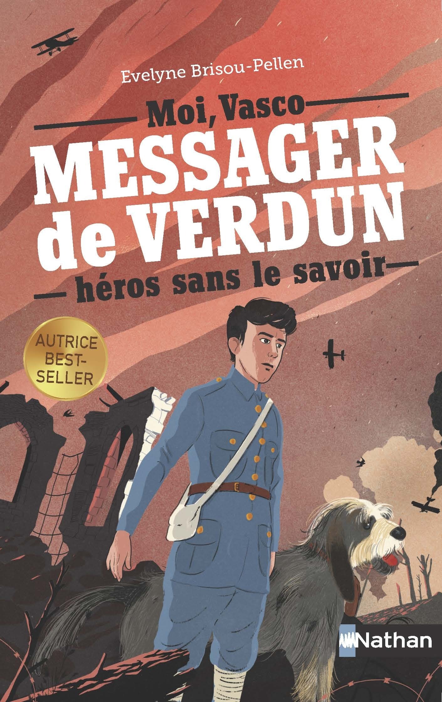 Livre Moi, Vaso Messager de Verdun de Evelyne Brisou-Pellen