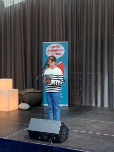 Elisa : Concours de Lecture à Voix Haute Les petits champions de la lecture