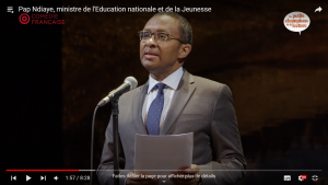 Vidéo Pap Ndiaye, Concours de Lecture à Voix Haute Les petits champions de la lecture