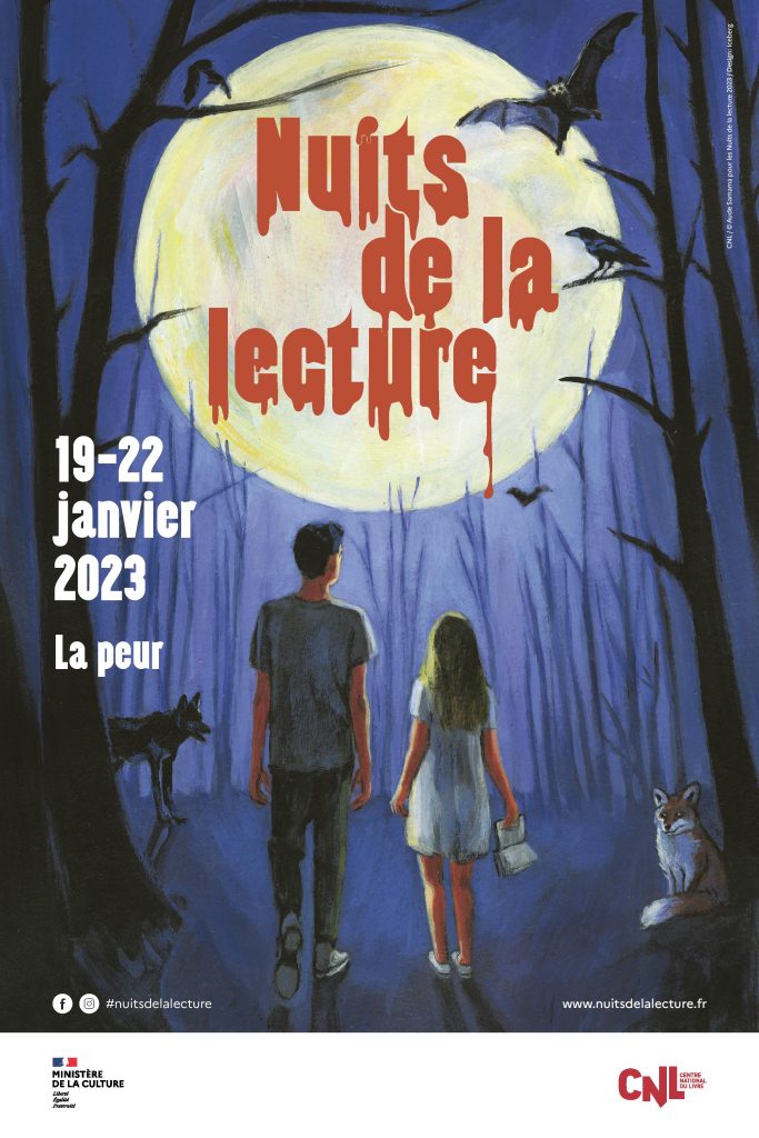 Affiche Nuits de la lecture 2023