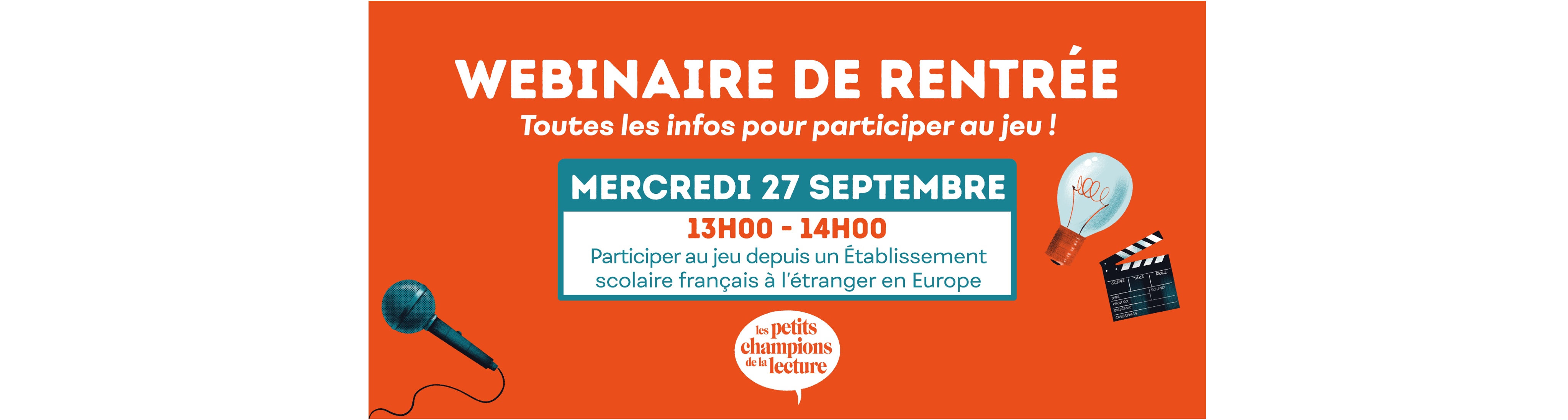 Webinaire de rentrée: toutes les infos pour participer au jeu en Europe