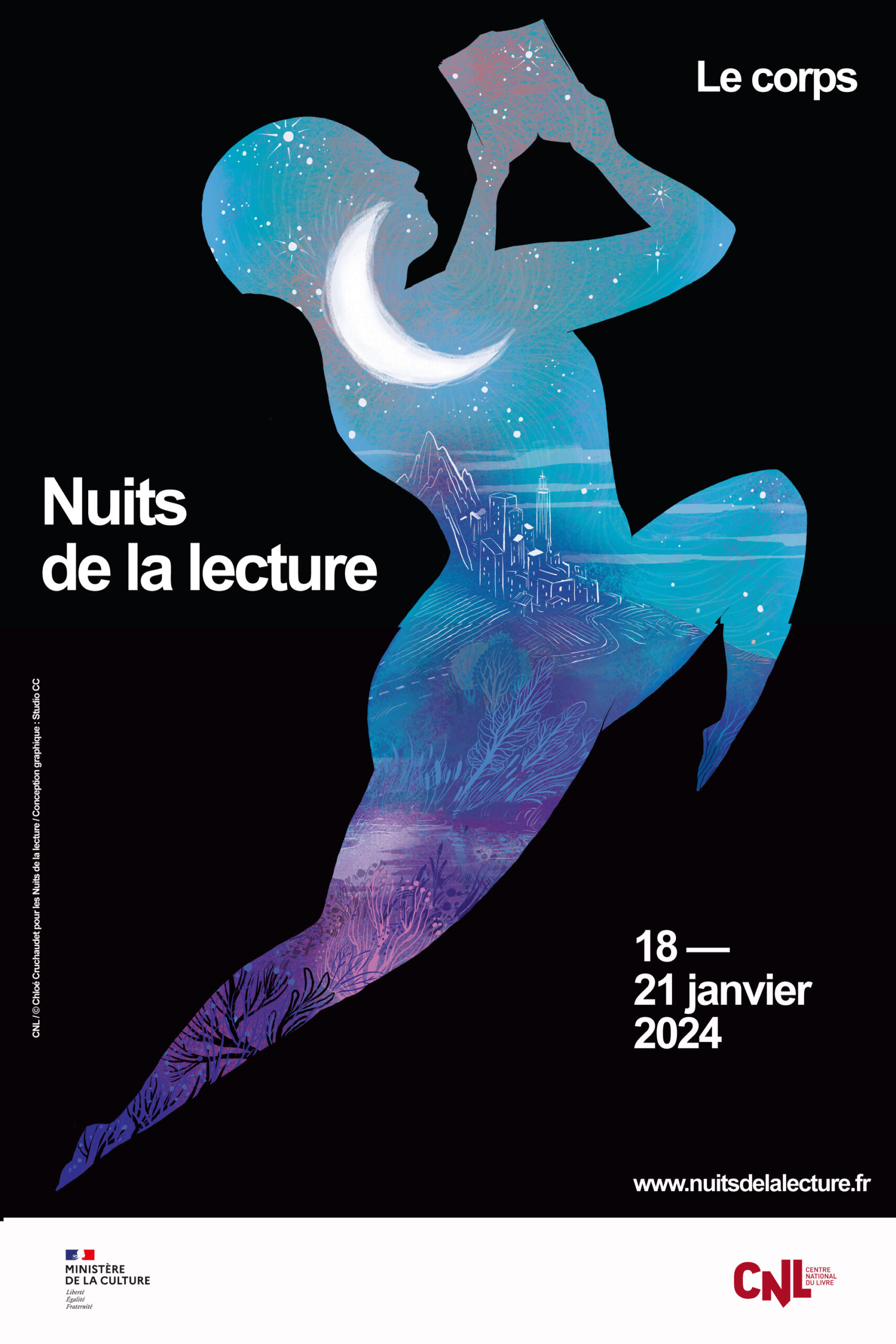 Affiche des Nuits de la lecture 2024