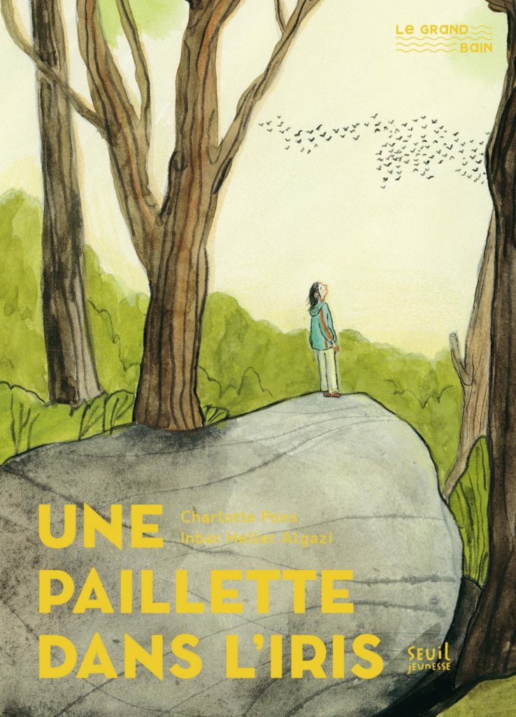 Une paillette dans l’iris